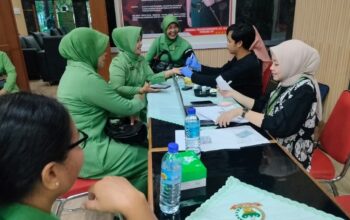 Pemeriksaan HPV DNA Persit Kodim 1606 Dorong hidup sehat