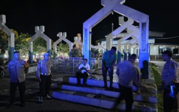 Polsek Rasanae Barat Gelar Patroli Blue Light untuk Jaga Kamtibmas di Wilayah Kota Bima