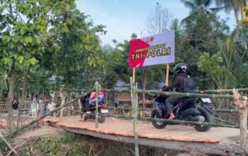 Brimob Polda Sulteng Bangun Jembatan Sementara Penghubung Wani 3–Labuan Kungguma