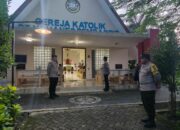 Polres Loteng Laksanakan Pengamanan Malam Natal di Sejumlah Gereja dan Tempat Ibadah