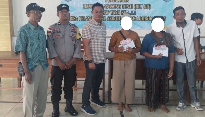 Polri Kawal Penyaluran BLT Dana Desa di Lombok Barat, Pastikan Tepat Sasaran