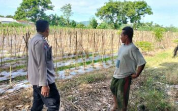 Dukung Program Pangan, Polres Lombok Barat Dorong Warga Bertani Mandiri