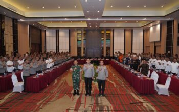 Rakor Linsek Pam Nataru 2025 Digelar di Mataram, Polda NTB Siapkan 1.908 Personel