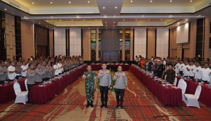 Rakor Linsek Pam Nataru 2025 Digelar di Mataram, Polda NTB Siapkan 1.908 Personel