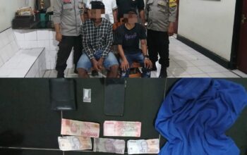 Kuasai Narkoba Jenis Shabu 2 Pria Asal Kecamatan Donggo ini Berhasil Diringkus Personel Polsek Bolo