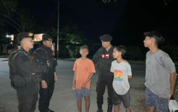 Cegah Aksi Balapan Liar dan Potensi Guankamtibmas Menjelang Perayaan Nataru Satsamapta Polres Bima Pertebal Patroli KRYD Malam hari