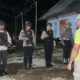 Personel Pospam Operasi Lilin Rinjani 2025 Polres Bima Intensifikan Patroli Pengamanan di Area Gereja protestan Kemah Injil Bukit Siong .