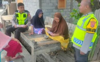 Personel Polsek Seteluk Gencarkan Sosialisasi TPPO, Warga Diajak Lebih Waspada