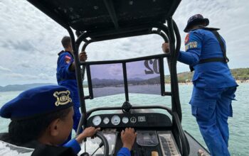 Sat Polairud Polres Bima Kota Laksanakan Patroli dan Himbauan Keselamatan di Dua Lokasi Wisata Bahari