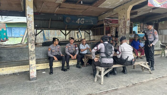 Sat Samapta Polres Bima Kota Laksanakan Giat Patroli Dialogis di Terminal Jatibaru dan Kelurahan Jatiwangi