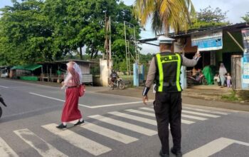 Rawan Pagi, Satlantas Polres Bima Pastikan Kelancaran Arus Lalulintas di Tengah Meminimalisir Aktivitas Masyarakat