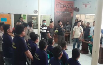 Polres Bima Kota Dampingi BNN Laksanakan Tes Urin di Rutan Kelas IIB Raba Bima