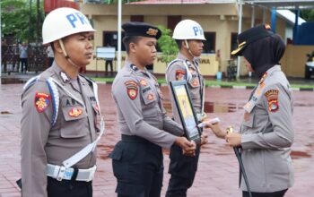 Tindak Tegas Pelanggaran, Kapolres Sumbawa Pimpin Upacara PTDH Satu Personel Pelanggar Kode Etik