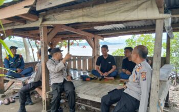 Sat Binmas Polres Bima Kota Laksanakan Cooling System dan Himbauan di SPBE PT. Elnusa Petrofin Bima