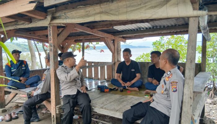 Sat Binmas Polres Bima Kota Laksanakan Cooling System dan Himbauan di SPBE PT. Elnusa Petrofin Bima