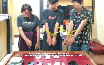 Cepat,Tepat dan Terukur Satresnarkoba Polres Bima Ungkap Jaringan Peredaran Narkoba Lintas Kabupaten BB 275 gram Diamankan