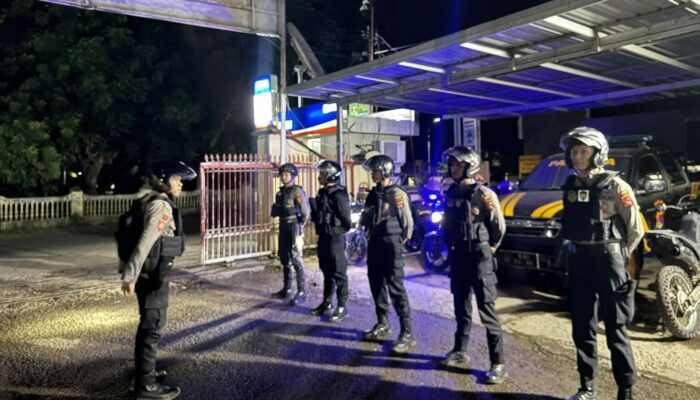Satsamapta Polres Bima Tingkatkan Patroli KRYD Tekan Aksi Kejahatan Jalanan di Malam Hari