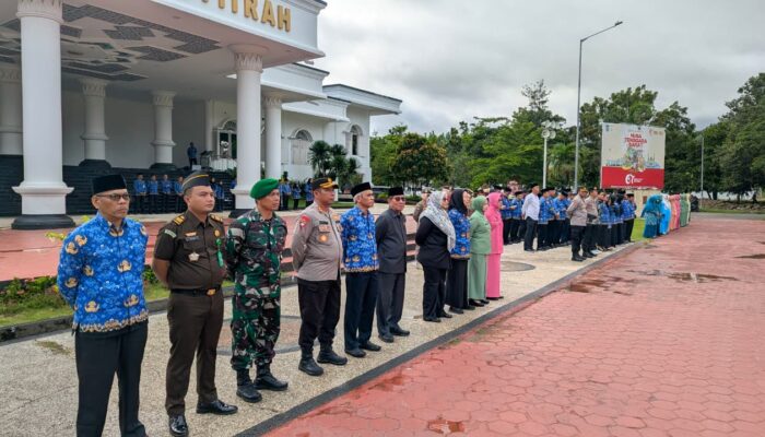 Kapolres Sumbawa Barat Hadiri Upacara Syukur di Lapangan Graha Fitrah KTC Taliwang