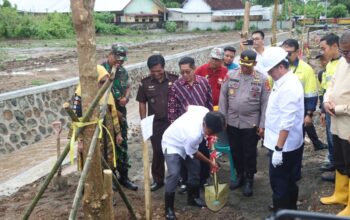 Kapolres Sumbawa Barat Hadiri Peletakan Batu Pertama BLK Sumbawa Barat