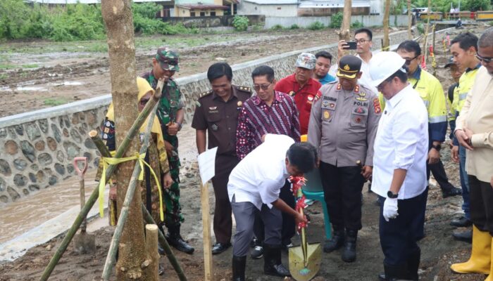 Kapolres Sumbawa Barat Hadiri Peletakan Batu Pertama BLK Sumbawa Barat