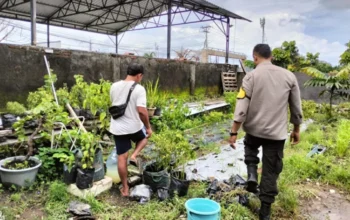 Polri Beri Pendampingan Pertanian Mandiri di Desa Labuapi NTB