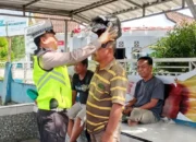 Satlantas Polres Lobar Ajak Pengemudi Ojek Jadi Pelopor Keselamatan