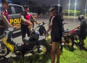 Cegah Kriminalitas, Sat Samapta Polres Lobar Sisir Jalur Bypass BIL