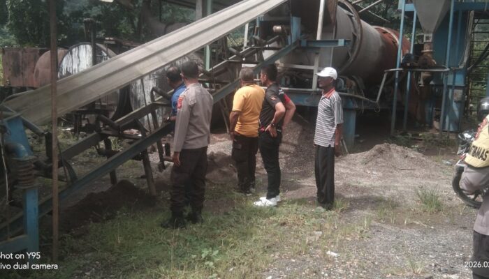 Polsek Rasanae Timur Polres Bima Kota Amankan Dua Terduga Pelaku Pencurian Conveyor di PT Tukad Mas