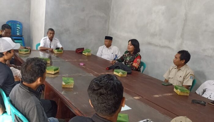 Silaturahmi Babinsa dan Linmas Jaga Kondusifitas Wilayah