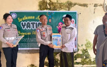 Edukasi Tertib Lalu Lintas Ramadhan di Desa Perempuan Barat