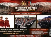 Penerimaan Terpadu Anggota Polri Tahun Anggaran 2026 Resmi Dibuka, Simak Jalur Seleksi dan Komitmen Transparansinya!
