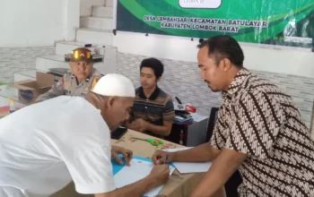 Polsek Batulayar Kawal Ketat Penyaluran BLT Dana Desa di Lembahsari: Pastikan Aman dan Tepat Sasaran