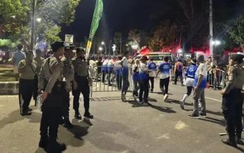 Polres Lombok Barat Perketat Pengamanan Event Giri Menang Run dan Konser Amtenar di Taman Kota Gerung
