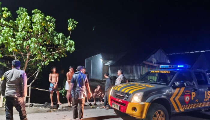 Polsek Kempo Intensifkan Patroli Blue Light, Jaga Kamtibmas Tetap Kondusif