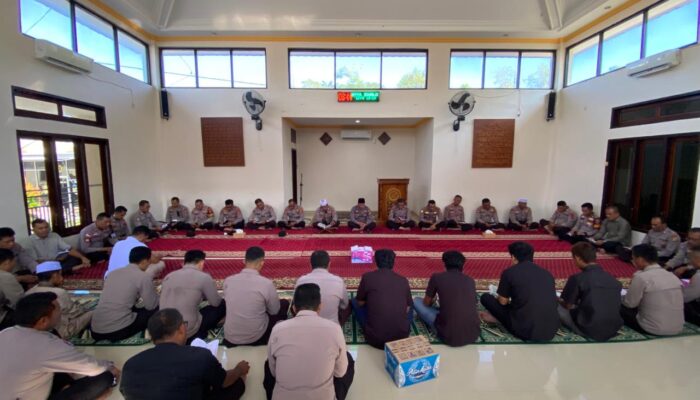 Polres Bima Kota Gelar Binrohtal Rutin, Perkuat Keimanan dan Kebersamaan Personel