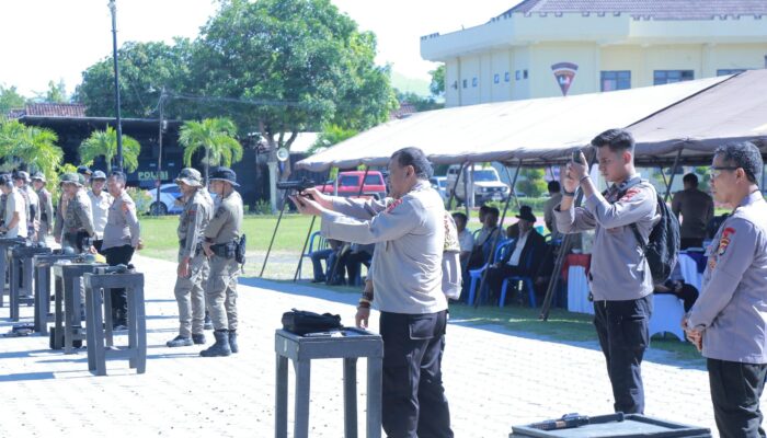 Kapolda NTB Hadiri Latihan Menembak Personel Resnarkoba, Tekankan Penggunaan Senpi Sesuai SOP