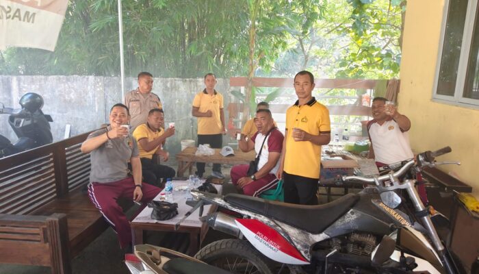‎ Pererat Kebersamaan, Polsek Rastim Gelar Bersih-Bersih dan Coffee Morning