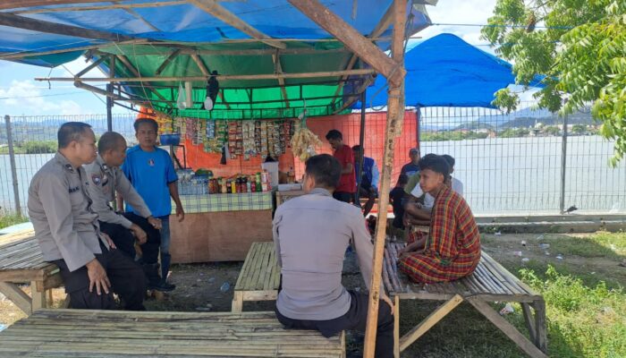 Sat Binmas Polres Bima Kota Laksanakan Cooling System dan Himbauan Kamtibmas di Kelurahan Tanjung