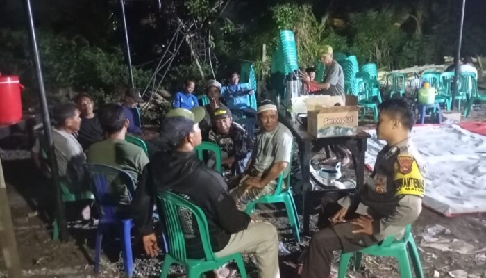 Bhabinkamtibmas Desa Maluk Intensifkan Sambang Warga, Ingatkan Kamtibmas dan Bahaya TPPO