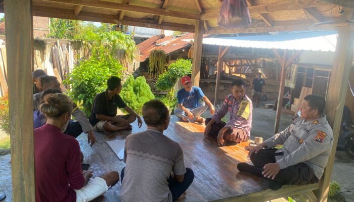 Polsek Rasanae Barat Laksanakan Jumat Curhat, Tampung Aspirasi dan Keluhan Warga