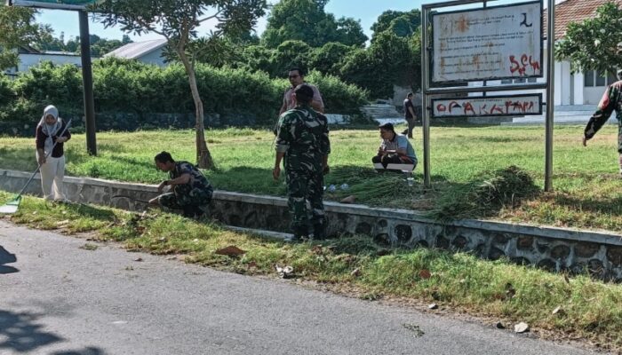 Kolaborasi TNI dan Aparat, Dangiang Lebih Bersih dan Sehat