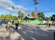 Sat Lantas Polres Dompu Amankan Kegiatan Car Free Day, Arus Lalu Lintas Lancar dan Kondusif