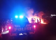 Kebakaran Mobil BBM di Manggelewa Berhasil Dipadamkan, Polisi Amankan TKP