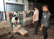 POLSEK HU’U AMANKAN BARANG BUKTI DIDUGA HASIL CURIAN PROYEK KNMP DESA JALAN