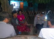 Melalui Patroli Dialogis Malam Hari Polsek Sanggar Cegah Potensi Guankamtibmas dan Imbau Warga Jaga Harkamtibmas