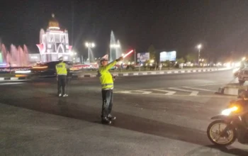 Polres Lombok Barat Pastikan Keamanan Jalur Night Run dalam Perayaan HUT Lobar ke-68