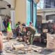 Menjelang Idul Adha, Babinsa Hadir Bantu Pembangunan Masjid