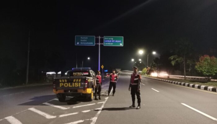 Jalur Bypass BIL II Sepi, Polisi Amankan Lokasi dari Balap Liar dan Begal Dini Hari