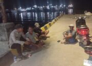 Polsek Kawasan Pelabuhan Laut Bima Gelar Patroli Blue Light Cipkon, Antisipasi Gangguan Kamtibmas