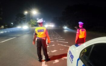 Satlantas Polres Lombok Barat Patroli Balapan Liar di BIL 2